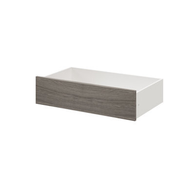 GoodHome Atomia Modular Matt Grey Oak Effect Slab Medium Internal Drawer (H)170mm (W)714mm (D)390mm - image 1