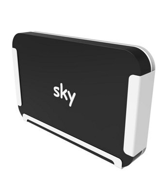 Penn Elcom Wall Mount Bracket, Sky Q Box, 2Tb Model, White - image 1