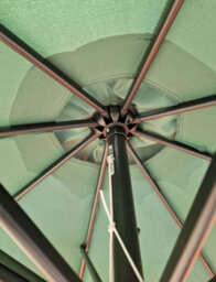 Green Garden Parasol, Green Patio Umbrella, Garden Umbrellas Be Furniture - thumbnail 5