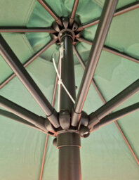 Green Garden Parasol, Green Patio Umbrella, Garden Umbrellas Be Furniture - thumbnail 6