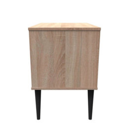 Fuji 2 Drawer Midi Bedside Cabinet In Bardolino Oak (Ready Assembled) - thumbnail 2