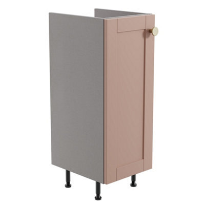 Ashford Matt Dusty Pink Shaker Freestanding Bathroom & Wet Room Base Unit (W)295mm (H)820mm - image 1