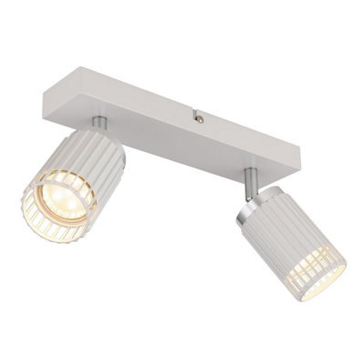 Luminosa Lighting Luminosa Korben Twin Ceiling Spotlight White Matt 2X Gu10 - image 1