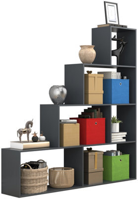 Vcm Wood Shelf Room Divider Books Dubila L