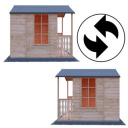 Shire Delmora 8X6 Summerhouse Inc Verandah - thumbnail 5