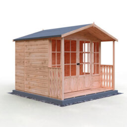 Shire Delmora 8X6 Summerhouse Inc Verandah - thumbnail 3