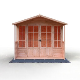 Shire Delmora 8X6 Summerhouse Inc Verandah - thumbnail 2