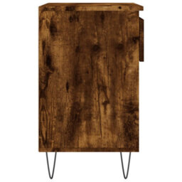 Berkfield Shoe Cabinet Smoked Oak 70X36X60 Cm Engineered Wood - thumbnail 7