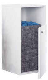 Vcm Bathroom Furniture High Cabinet Dreso White H. 74 X W 40 X D. 39 Cm