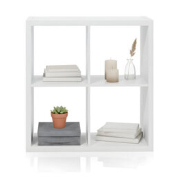 Walplus Basic 3-Tier Bookcase With Open Storage Shelves, Light Cherry Finish - thumbnail 4