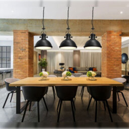 Long Life Lamps Company Industrial Black Ceiling Pendant Light M0146 With 9W Ww Led - thumbnail 8