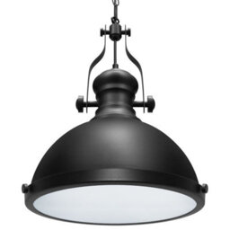 Long Life Lamps Company Industrial Black Ceiling Pendant Light M0146 With 9W Ww Led - thumbnail 1