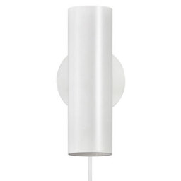 Nordlux Mib Metal Wall Light  White,plug In Or Mains - thumbnail 4
