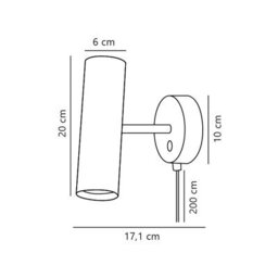Nordlux Mib Metal Wall Light  White,plug In Or Mains - thumbnail 6