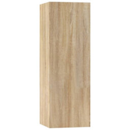 Walplus 5 Piece Tv Cabinet Set Sonoma Oak Engineered Wood - thumbnail 9