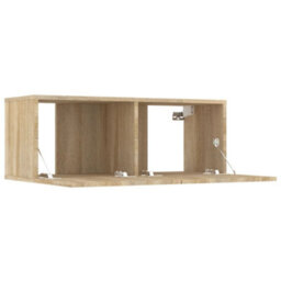 Walplus 5 Piece Tv Cabinet Set Sonoma Oak Engineered Wood - thumbnail 8