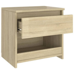 Berkfield Bedside Cabinets 2 Pcs Sonoma Oak 40X30X39 Cm Engineered Wood - thumbnail 7