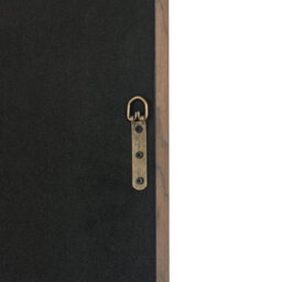 Furniturebox Uk Line Walnut Wood Medium Rectangle 60X40Cm Wall Mirror - thumbnail 8