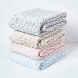 Homescapes Pastel Pink Mora Faux Fur Velvet Throw  130 X 160 Cm - thumbnail 6