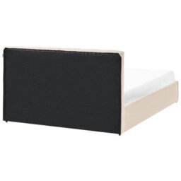 Beliani Ottoman Bed Velvet Dreux 140 X 200 Cm (Eu Double) Light Beige - thumbnail 8