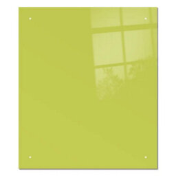 60 X 60Cm Lusious Lime Glass Kitchen Splashback Splatter Screen Pre Drilled Holes Wall Hanging Fixings Included - thumbnail 2