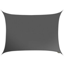 Kookaburra 5M X 4M Rectangle Water Resistant Charcoal Garden Patio Sun Shade Sail Canopy 96.5% Uv Block With Free Rope - thumbnail 1