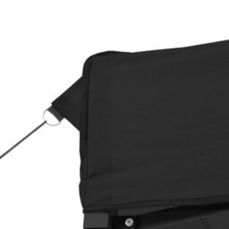 Walplus Foldable Party Tent Garden Gazebo Canopy Pop-Up Black 580X292X315 Cm - thumbnail 7