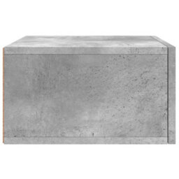 Berkfield Wall-Mounted Bedside Cabinet Concrete Grey 35X35X20 Cm - thumbnail 7
