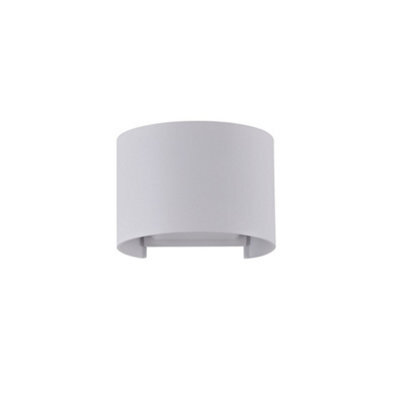 Luminosa Lighting Luminosa Fulton Integrated Led Wall Lamp White, Ip54 - image 1