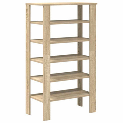 Berkfield Elegant Shoe Rack Sonoma Oak 61X32X105 Cm Engineered Wood - image 1