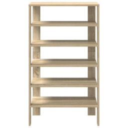 Berkfield Elegant Shoe Rack Sonoma Oak 61X32X105 Cm Engineered Wood - thumbnail 4
