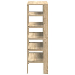 Berkfield Elegant Shoe Rack Sonoma Oak 61X32X105 Cm Engineered Wood - thumbnail 5