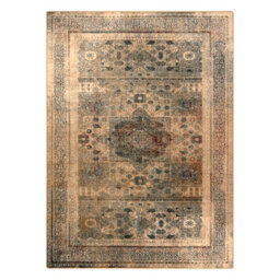 RugsX Wool Carpet Omega Mamluk Rosette Vintage Cream 100X150 Cm - thumbnail 2