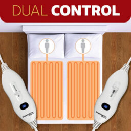 Dreamcatcher Double Size Electric Blanket Dual Control Fitted Sherpa  Fleece Heated Bed Underblanket 193X137Cm 3 Heat Settings - thumbnail 5