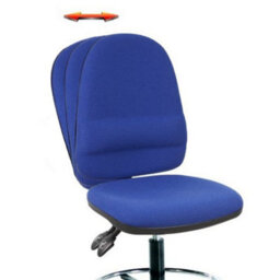 Mist 2 Draughtsman Chair - Blue Fabric - thumbnail 5