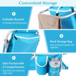 Gainoom Outdoor Folding Backpack Beach Chair Aluminum Lay Flat Camping Chair - thumbnail 7