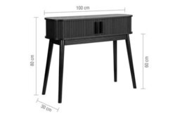 Black Console Table Axel Birlea - thumbnail 8
