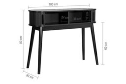 Black Console Table Axel Birlea - thumbnail 9