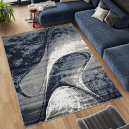 Modern Abstract Area Rug Soft Thick Pile Carpet Living Room Bedroom Non Shedding Polypropylene 160X230 Cm - thumbnail 6