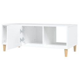 Berkfield Stylish Coffee Table White 102X50X40 Cm Engineered Wood - thumbnail 4