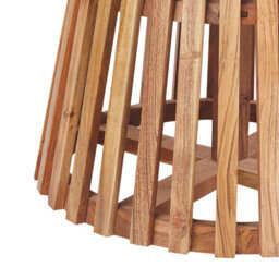 Beliani Dining Table Mesilla Brown 120 Cm 120 Cm Acacia Wood - thumbnail 5
