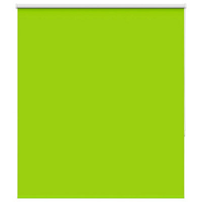 Berkfield Roller Blind Blackout Leaves Green 120X130 Cm Fabric Width 116.6 Cm Polyester - image 1