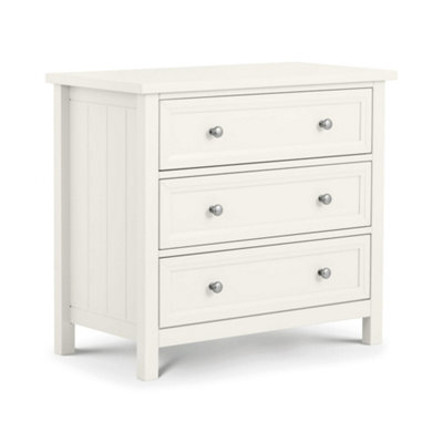 Oakham Premium Solace 3 Drawer Wide Chest - Surf White - image 1