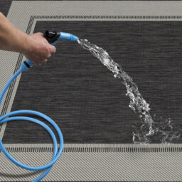 Homeart Outdoor Rugs Easy Cleaning Area Rugs For Balcony,garden,picnic,uv Weather Resistant  Anthracite Cream 180 X 270 Cm - thumbnail 4