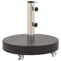 Walplus Parasol Base Granite 30 Kg Round Black - thumbnail 2