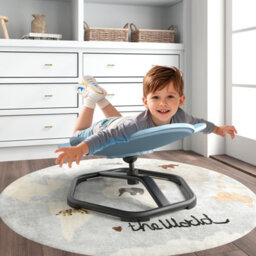 Gainoom Kids Blue Sensory Swivel Chair Elephant Spinning Chair - thumbnail 4