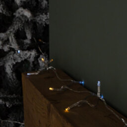 Samuel Alexander 20M 200 Led Battery Operated Christmas String Lights With Timer In Cool & Warm White - thumbnail 3