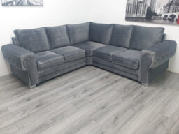 Stratus Interiors Verona Chunky Arm Big Cushion 3 Seater Sofa - Plush Oversized Seating With Sturdy Arms For Stylish And Comfortable Living Rooms - thumbnail 2