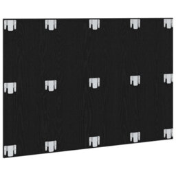 Berkfield Bed Headboard Black Oak 120X1,5X80 Cm Engineered Wood - thumbnail 6