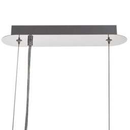 Wyld And Coco Lumina Chrome Crystal Chandelier Pendant Light With Adjustable Cord, 68Cm Diameter, 120Cm Drop - thumbnail 6